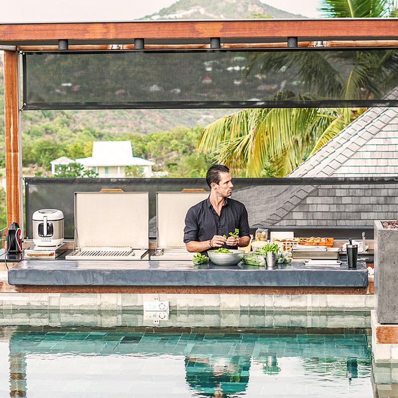 Sushi making in St Barts