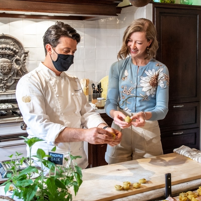 private chef pasta making session