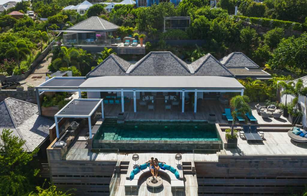 St Barts villas on the beach